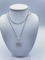 14k  Diamond Pendant and necklace