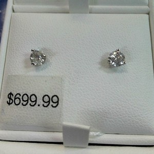 14k 1/2ctw Daimond Stud Earrings