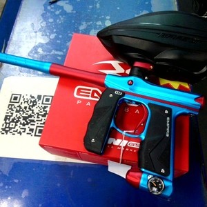 Empire Paint Ball Gun Blue With Hopper S EMPIRE w/box