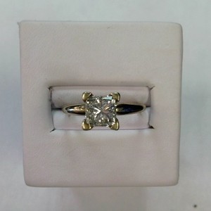 White Gold 14kt Diamond Ring, size 6 