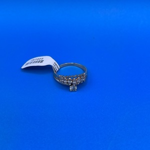 The Stellar Horizon: Yellow Gold 14kt Diamond Ring, size 6 