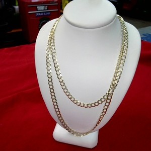  Yellow Gold 10kt Necklace Curb Design