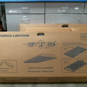  Lithonia Lighting light fixture, Model: T8,  Lensed Troffer. New in box!