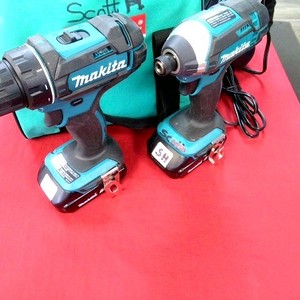 Makita 2 drill and charger combo drill combo set