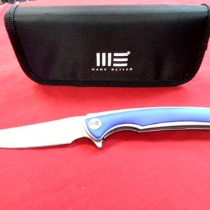 we knife blue folder