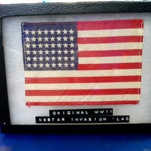 American Flag 48 star WW11 Invasion Flag