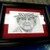 Bear Bryant Sketch Framed - Pencil Sketch