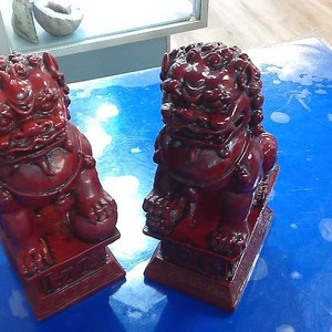 Oriental Foo Dog Bookends