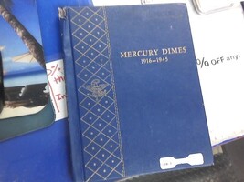 book with mercury dimes 25 dimes