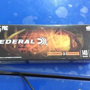 FEDERAL 6.5 PRC 140GR FUSION TIPPED 20 ROUNDS