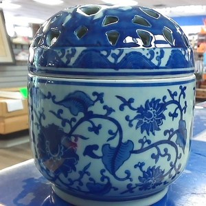 Chinese flower frog vase