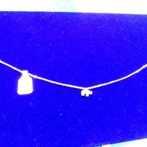  Yellow Gold 14kt Necklace/Anklet/Bracelet with Elephant Charm