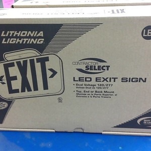 Led Exit Sign in box