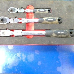 EZ RED 3 piece ratchet set