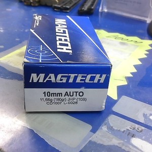 MAGTECH 10MM AUTO 180 GRAIN JHP 50 ROUNDS