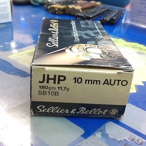 SELLIER & BELLOT 10MM AUTO 180 GRAIN JHP 50 ROUNDS