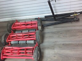Promow 3 Gang Mower + base