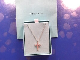 Tiffany & Co. Concave Cross Necklace