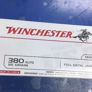 WINCHESTER .380 50RD FMJ