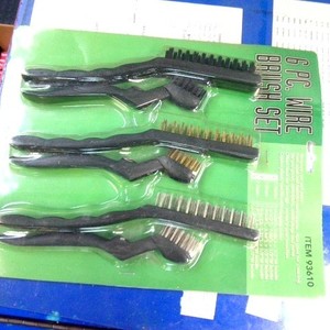 6pc wire brush set in package