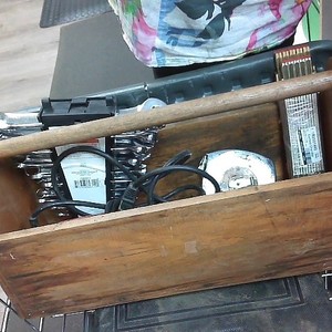 Vintage/Wood tool chest