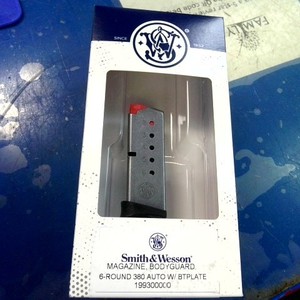 Smith & Wesson Bodyguard Magazine, 6-Round, .380 AUTO w/ BTPLATE