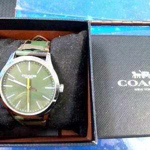 Coach camo watch