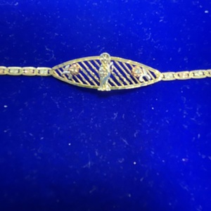  Tri Color Gold Bracelet