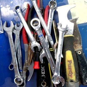Assortment of hand tools