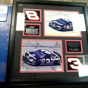 Dale Earnhardt & Junior Frame Special Edition Print
