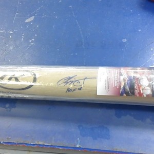 Chipper Jones Signed Baseball Bat 