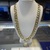  Yellow Gold Cuban Necklace