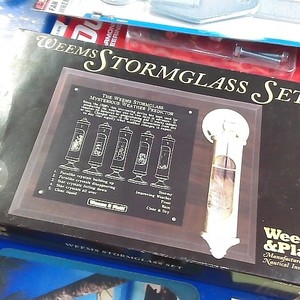 WEEMS & PLATH STORMGLASS SET