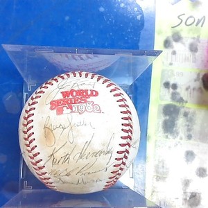 Rawlings 1982 World Series Cardinals autographed baseball
