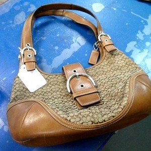 Coach Beige Monogram 