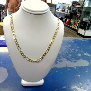  14kt Yellow Gold Figaro Chain