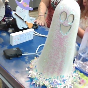 Halloween Decor Glitter Ghost Light