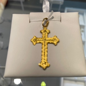  Yellow Gold Cross Pendant