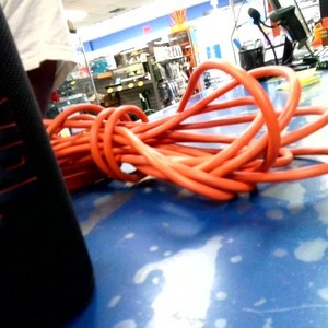 orange extension cord