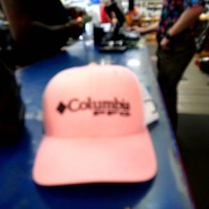 Columbia pink ball cap