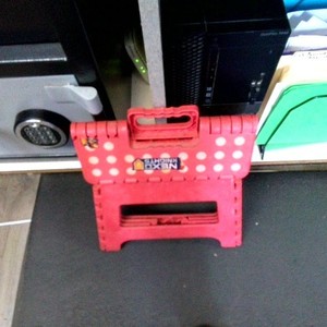 Red step stool