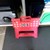 Red step stool