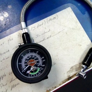 Harley Davidson tire pressure gauge